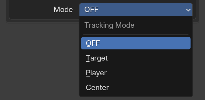 Tracking Mode
