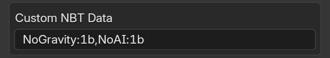 Custom NBT Data